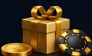 Gift and coin illustration